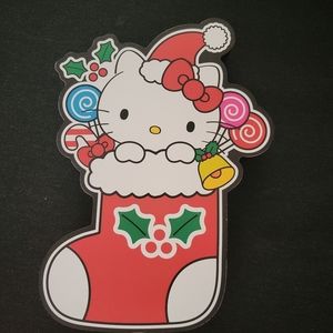 Hello Kitty christmas wooden decor